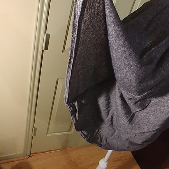 AB Studio Sweater Poncho Large Gray - Picture 6 of 6